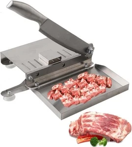 Manual Meat Cutter Machine Biltong Slicer Rib Chicken Cutting Machine Chinese... - Bild 1 von 9