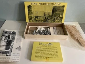 Miniaturas a escala fina escala HO registro reparación cobertizo corte por láser kit de construcción 160 - Imagen 1 de 3