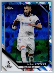 2021 Topps Chrome Sapphire UEFA Karim Benzema #79 Real Madrid CF - Bild 1 von 2
