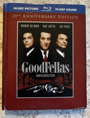 GoodFellas (1990) Blu-ray + DVD 2-Disc Set 20th Anniversary Edition DigiBook - Imagem 1 de 4