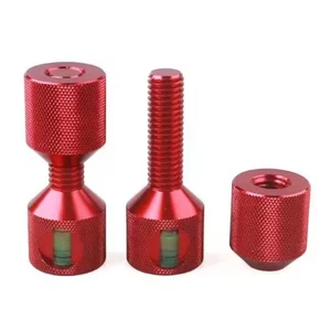 For Installation Projects 2 Hole Flange Pin Anodized Black Oxide Finish - Picture 1 of 8