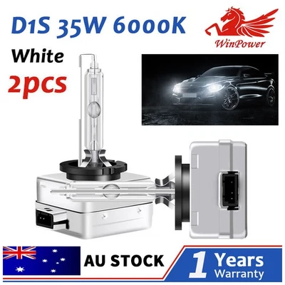 2X NEW D1S Car HID Xenon Headlight 6000K Bulbs Globes For BMW E90 E92 E60 E70 - image 1 of 4