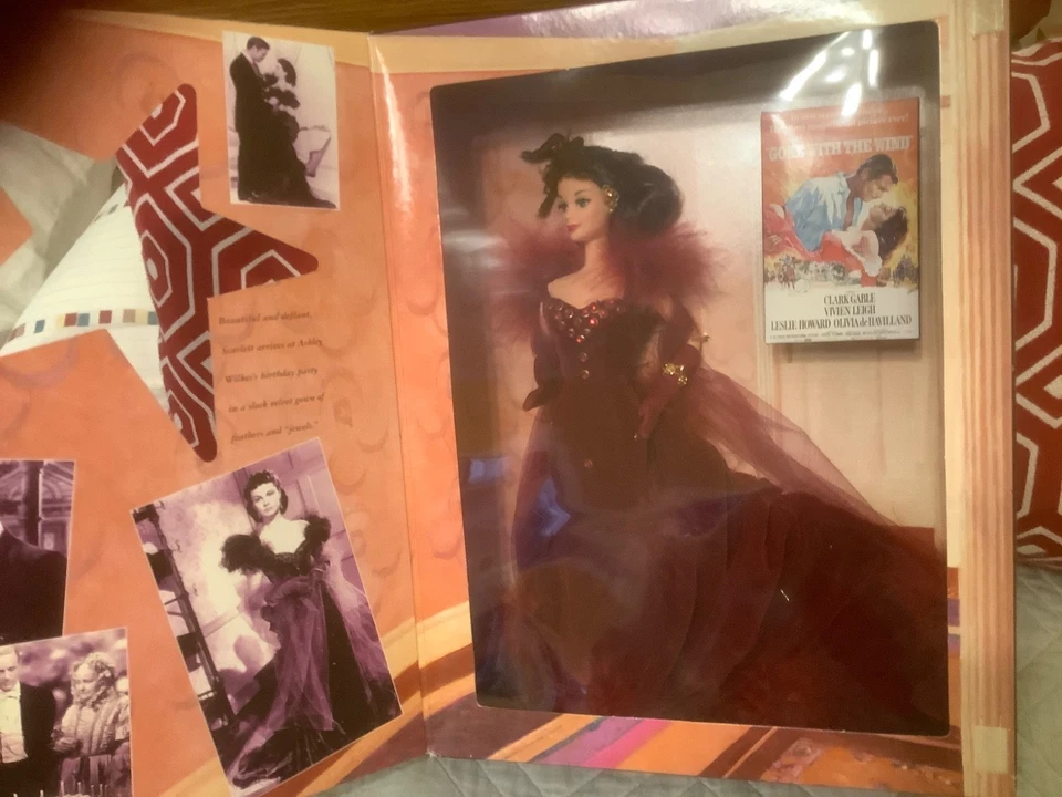 1994 年 Barbie As Scarlett O'Hara 好莱坞传奇系列 #12815 美泰 全新带盒 — 第 1/4 张图片
