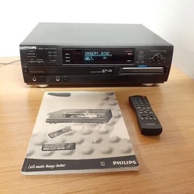 Philips CDR785/17 Audio Reproductor Grabadora CD 3 Discos Multi Cambiador Para REPARACIÓN DE PIEZAS Foto 1 de 4
