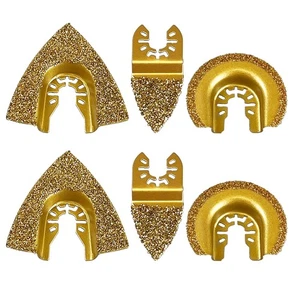 6PCS Oscillating Tool Blades, Universal Mixed Carbide Oscillating Tool Blades... - Picture 1 of 7