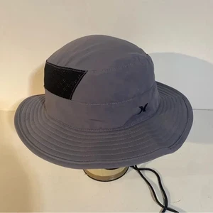 Cappello Hurley grigio ventilato spiaggia boonie mentoniera traspirante taglia L - Foto 1 di 9