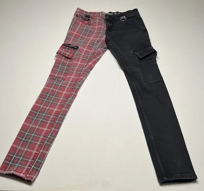 HOT TOPIC HT DENIM STINGER JEANS AJUSTADOS HOMBRE TALLA 32x30 GÓTICO GRUNGE PUNK Cuadros Foto 1 de 4