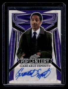 2023 Leaf Pop Century Auto Purple Wave Giancarlo Esposito 2/6