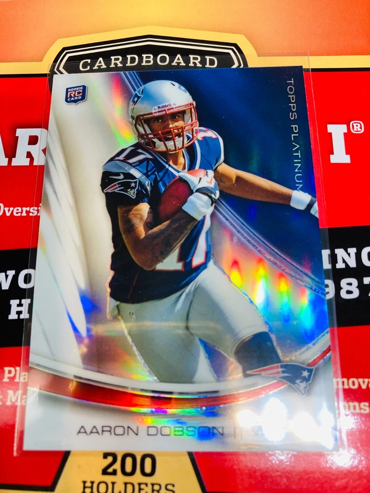 2013 Topps Platinum #138 Aaron Dobson RC New England Patriots V320 - Image 1 of 2