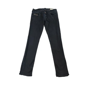 Diesel Womens Jeans W29 L30 Slim Skinny Dark Grey Low Waist Stretch Grupee - Picture 1 of 13