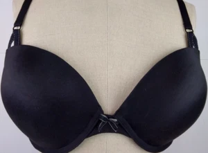 Sweet Nothings By Maidenform 08422 Black Love Comfort Push Up Bra Size 36 D (22) - Picture 1 of 14