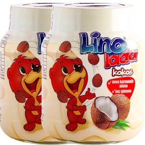 (EUR 11,84/kg) 2x350g Brotaufstrich Lino Lada Kokos feiner Aufstrich Kroatien 2x - Bild 1 von 3
