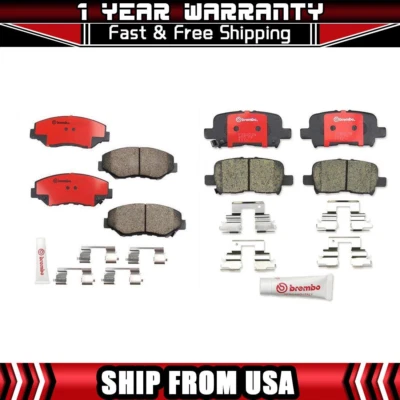 Комплект керамических передних и задних тормозных колодок Brembo подходит для Honda Pilot 2003-2005 - Изображение 1 из 4