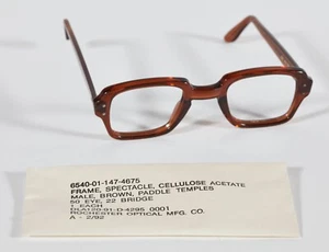 NEW Military Surplus Vintage Eyeglass Frames BCG Birth Control Glasses - Picture 1 of 10
