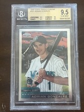 2000 Topps Chrome Traded #T81 Adrian Gonzalez Rookie Card BGS 9.5 Gem Mint w/10
