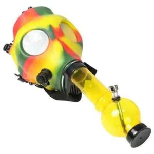 Colorful Rasta-Themed Mask with Detachable Tube - Imagen 1 de 1