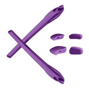 Hawkry Kits Replacement Earsocks & Nose Pieces For-Oakley Flak 2.0 XL -Purple - Picture 1 of 4