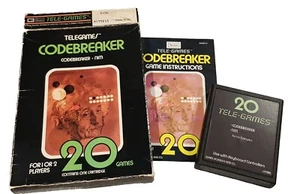 Atari 2600 2600+ Game Codebreaker Tele-Games Sears Video Arcade NTSC - Picture 1 of 13