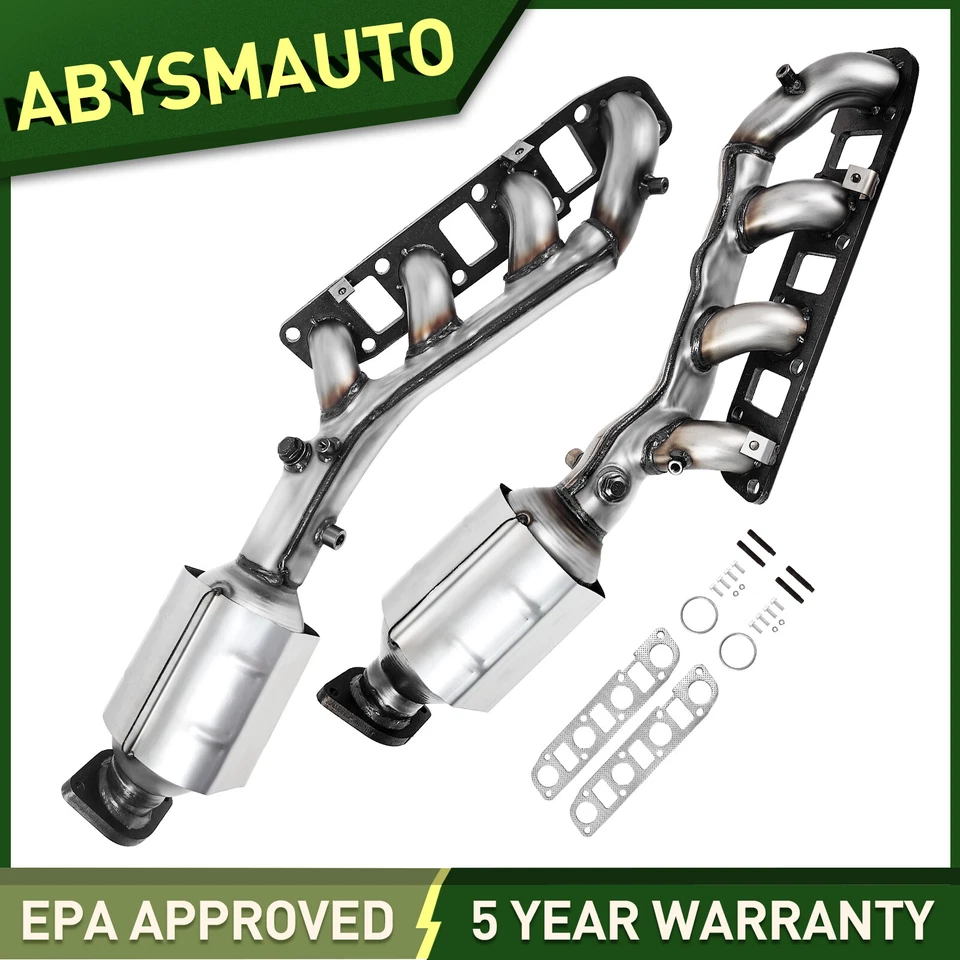 Left & Right Catalytic Converters For 2017-2021 Nissan NV2500 NV3500 5.6L V8 EPA Foto 1 de 4