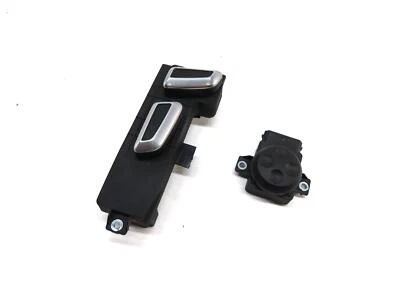 2014 AUDI Q7 (4L) FRONT RIGHT PASSENGER SEAT ADJUST ADJUSTMENT SWITCH SET2 BLACK - Image 1 of 4