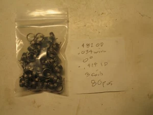 NUOVO CON SCATOLA 10PZ MOLLA TORSIONALE UKN .414/.482 ID/ODx 360° x 1.712 LB-IN/IN 1/8 GAMBA A0607 - Foto 1 di 4