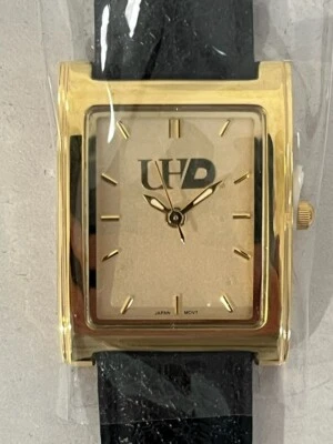 Reloj de cuero de vestir cuadrado University of Houston Downtown UHD para damas por LogoArt Foto 1 de 4