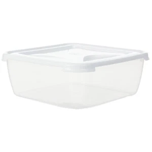 Large Big Square Clear Plastic Cupcake Cup Cake Muffin Bun Baking Box Container - Picture 1 of 1