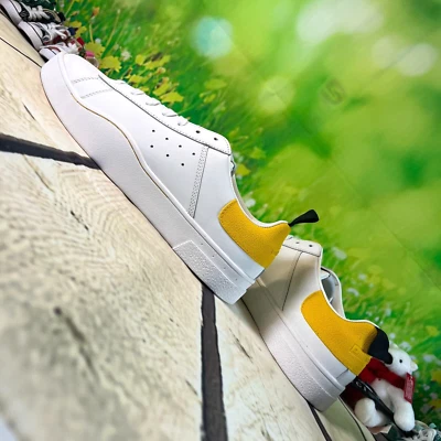 🔥Zapatillas bajas diésel S-Clever de cuero blanco para hombre Y1748 EE. UU. 10,5~12 costaba $248 NWB Foto 1 de 4