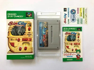 Sim City Super Famicom SFC SNES Japan 07/26/24 - Image 1 of 4