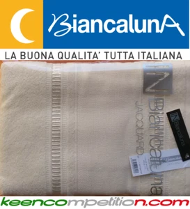 BIANCALUNA SET SPUGNE ASCIUGAMANO VISO + OSPITE TELA AIDA RICAMARE PUNTO CROCE - Foto 1 di 1