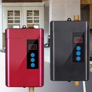3KW 110V Mini Electric Tankless Water Heater Instant Hot Water Heater For Home - Picture 1 of 24