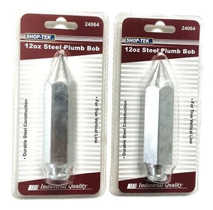 Shop-Tek 2 Stck. 12 Unzen Stahl Plumb Bob, 24064 - Bild 1 von 2