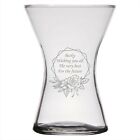 Personalised Glass Vase  Birthday 60th 70th 80th Grandma Nan Engraved Gift