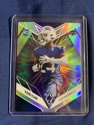 2022 Panini Phoenix Color Burst Kaliir Elam Rookie #196 - Image 1 of 2