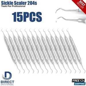 Sickle Scaler 204S Dental Hand Instruments Pro Periodontal Pick Hygiene Tool - Picture 1 of 2