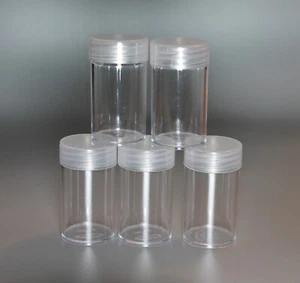 BCW Small Dollar Coin Tubes NEW 5 Pack! Sacagawea or Presidential - Picture 1 of 4