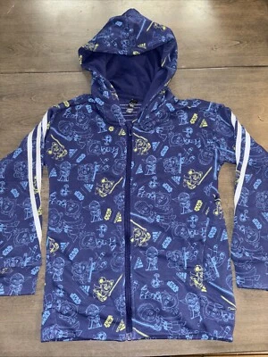 Sudadera con Capucha ADIDAS Niños Star Wars Baby Yoda Cremallera Talla XS Excelente Estado RARA Foto 1 de 4