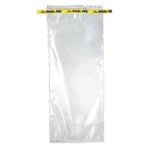 WHIRL-PAK B01323 Sampling Bag, Clear, 69 oz.,15"L x 7.5"W, 500 Pieces - Picture 1 of 1
