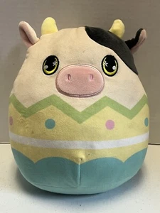 Squishmallows Connor the Cow Easter Egg 9” Kellytoy - Picture 1 of 10