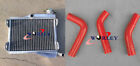 Aluminum Radiator &Hose For Yamaha Rd250 Rd 250 Rd350 Lc 4L0 4L1 Red