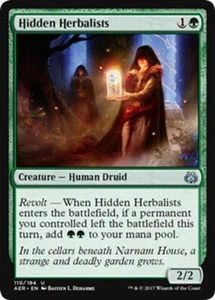 4x HIDDEN HERBALISTS (Playset) - MTG Aether Revolt Uncommon Creature - Picture 1 of 1