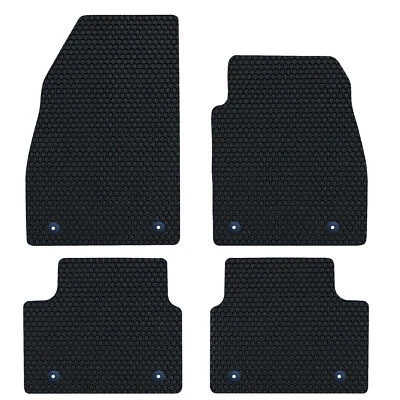 Alfombrillas de coche de goma a medida negras Vauxhall Insignia MK1 2008-2017 GENUINAS DELUXE - Imagen 1 de 4
