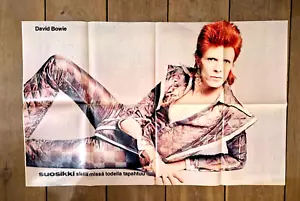 David Bovie - Mega poster - Very rare - Finland 1974, 80 X 54 cm - Bild 1 von 2