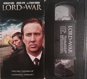 RARE Lord Of War VHS Tape Nicolas Cage Lions Gate 2005 2006 Late Release OOP HTF - Picture 1 of 5