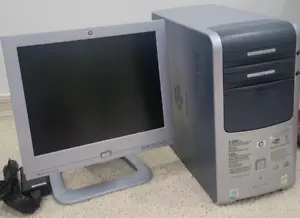 HP Pavilion a465c PC + f1503 LCD Monitor Bundle | Win XP | Factory Restored - Picture 1 of 20