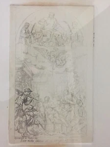 QUADRO A INCISIONE "PALA D'ALTARE-IL MARTIRIO DI SAN LORENZO" - GAETANO ZANCON. - Foto 1 di 7