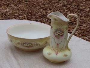 1912 DEVON WARE STOKE ON TRENT ENGLAND BANFF 0596 KRUG WASCHBECKEN KERAMIK - Bild 1 von 14