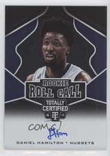 2016-17 Panini Totally Certified Roll Call Daniel Hamilton #43 Rookie Auto RC