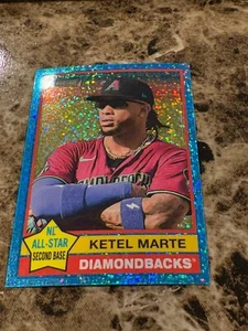 2025 Topps Heritage Chrome Light Blue Sparkle #'s 251-500 - You Pick From A List - Bild 1 von 102