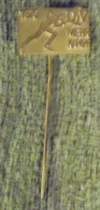 Anstecknadel , DLV , 1970 , Mehrkampf , goldfarbig , 5,5 cm x 2 cm - Picture 1 of 2